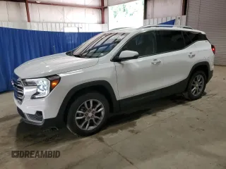 2023 GMC Terrain SLT with VIN 3GKALVEG0PL252119, listed as a Copart auction lot 61487365 with 49,157 mi miles and Clean title. Bid and sale history available at DreamBid. Image 1.