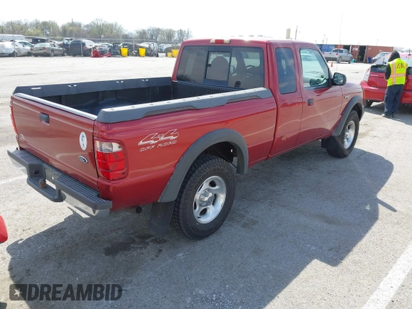 2001 Ford Ranger XL Fleet with VIN 1FTZR15E21PA71426, listed as a IAAI auction lot 41872597 with 197,157 mi miles. Bid and sale history available at carsss.com. Image 4.