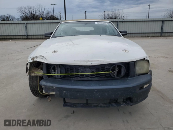 2008 Ford Mustang Deluxe with VIN 1ZVHT84N885204930, listed as a Copart auction lot 89170365 with Not Provided miles and Clean Title. Bid and sale history available at carsss.com. Image 5.