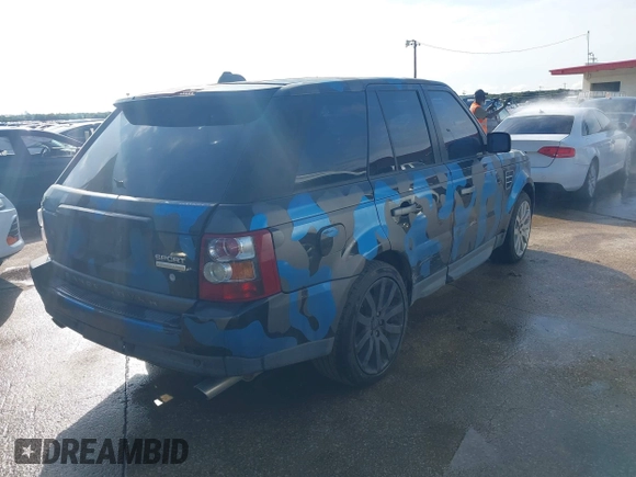 2008 Land Rover Range Rover Sport SC with VIN SALSH23428A174923, listed as a IAAI auction lot 42394071 with 158,947 mi miles and . Bid and sale history available at DreamBid. Image 4.