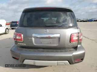2017 Nissan Armada Platinum z VIN JN8AY2NE2H9700319, wystawiony jako Copart lot #51859735 z przebiegiem Nie podano mil oraz Szkoda całkowita • Salvage title. Historia ofert i sprzedaży dostępna na DreamBid. Obrazek 6.