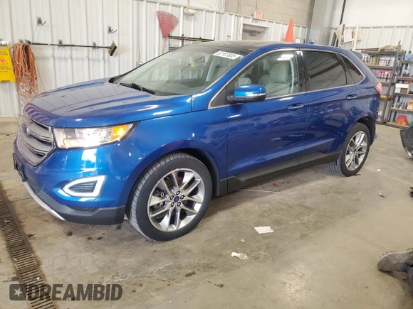 2018 Ford Edge Titanium with VIN 2FMPK4K89JBB18921, listed as a Copart auction lot 52107655 with 84,790 mi miles and Non Repairable. Bid and sale history available at carsss.com. Image 1.