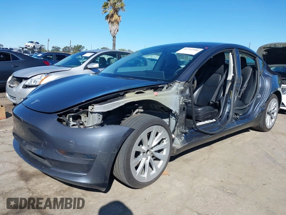 2022 Tesla Model 3 with VIN 5YJ3E1EA8NF241691, listed as a IAAI auction lot 41742584 with 70,375 mi miles and . Bid and sale history available at DreamBid. Image 20.