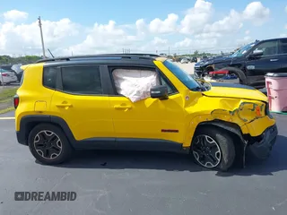 2017 Jeep Renegade Deserthawk with VIN ZACCJBCB3HPF81874, listed as a IAAI auction lot 42190315 with 51,694 mi miles and . Bid and sale history available at DreamBid. Image 13.