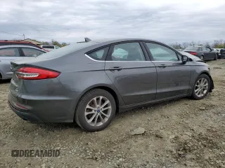 2020 Ford Fusion SE with VIN 3FA6P0HD5LR158888, listed as a Copart auction lot 53682415 with 66,123 mi miles and Salvage title. Bid and sale history available at DreamBid. Image 3.
