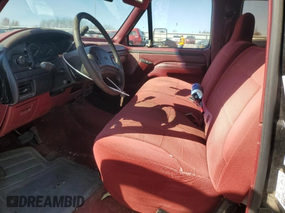 1997 Ford F-250 with VIN 1FTHX25F9VEA81243, listed as a Copart auction lot 48938845 with Not Provided miles and Salvage Title. Bid and sale history available at DreamBid. Image 7.