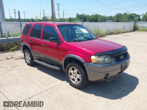 2005 Ford Escape XLT z VIN 1FMYU03125KA93980, wystawiony jako IAAI lot #42851032 z przebiegiem 196 031 mil mil oraz . Historia ofert i sprzedaży dostępna na DreamBid. Obrazek 1.