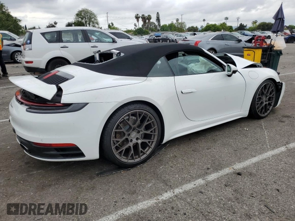 2022 Porsche 911 Carrera with VIN WP0CA2A98NS236572, listed as a Copart auction lot 54138963 with 0 mi miles. Bid and sale history available at carsss.com. Image 3.