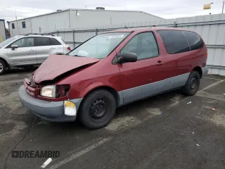 1999 Toyota Sienna CE z VIN 4T3GF19C7XU154663, wystawiony jako Copart lot #85240854 z przebiegiem 197 962 mil mil oraz Szkoda całkowita • Salvage title. Historia ofert i sprzedaży dostępna na DreamBid. Obrazek 1.