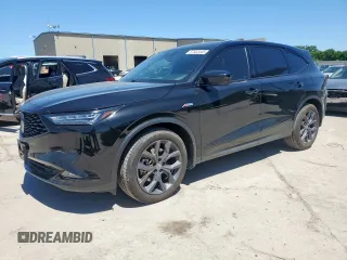 2022 Acura MDX w/A-Spec Package with VIN 5J8YE1H09NL043709, listed as a Copart auction lot 57502445 with 32,046 mi miles and Salvage title. Bid and sale history available at DreamBid. Image 1.