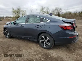 2021 Honda Insight EX with VIN 19XZE4F55ME006554, listed as a Copart auction lot 53397505 with 35,104 mi miles and Salvage Title. Bid and sale history available at carsss.com. Image 2.