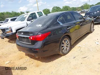 2015 Infiniti Q50 with VIN JN1BV7AR1FM407913, listed as a IAAI auction lot 42176827 with 110,969 mi miles and . Bid and sale history available at DreamBid. Image 4.