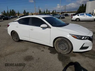 2020 Nissan Sentra S with VIN 3N1AB8BV4LY220180, listed as a Copart auction lot 47494095 with 128,687 mi miles and Salvage Title. Bid and sale history available at carsss.com. Image 4.