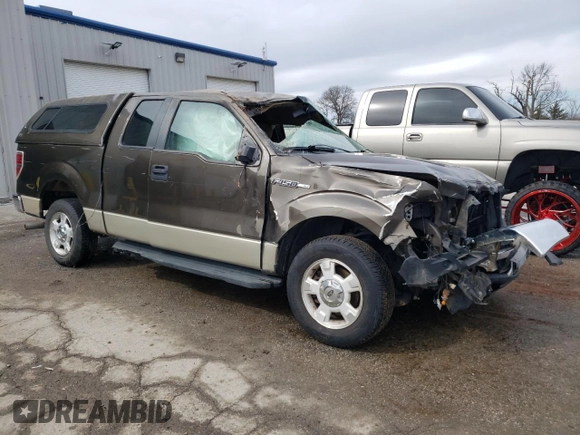 2009 Ford F-150 STX with VIN 1FTRX12889KB13885, listed as a Copart auction lot 45527405 with 141,913 mi miles and Non Repairable. Bid and sale history available at carsss.com. Image 4.