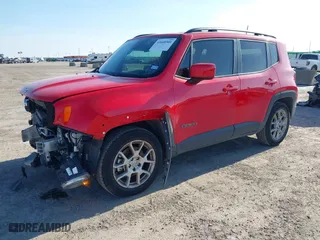 2021 Jeep Renegade Latitude with VIN ZACNJCBB1MPM23962, listed as a IAAI auction lot 41600501 with 67,634 mi miles. Bid and sale history available at carsss.com. Image 18.