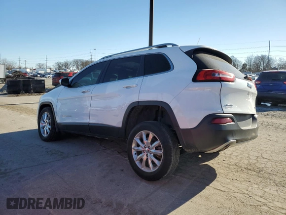 2014 Jeep Cherokee Limited с VIN 1C4PJMDB8EW193825, выставлен на аукционе Copart как лот 42161745 с пробегом 133 527 миль миль и На запчасти • Non repairable. История ставок и продаж доступна на DreamBid. Изображение 2.