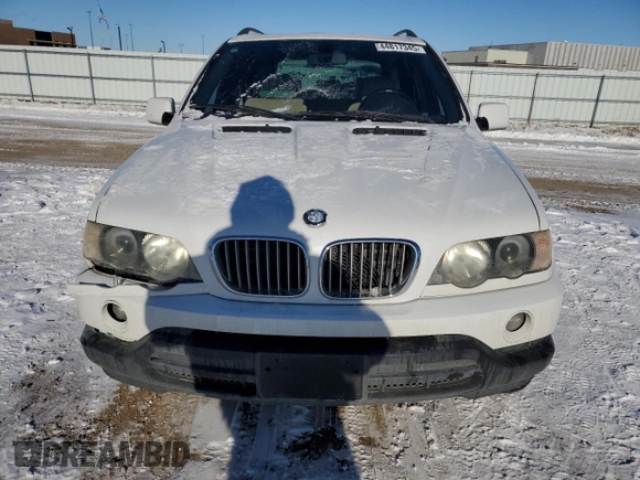 2002 BMW X5 4.4i with VIN 5UXFB335X2LH35651, listed as a Copart auction lot 49640415 with 133,972 mi miles and Salvage Title. Bid and sale history available at carsss.com. Image 5.
