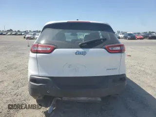 2016 Jeep Cherokee Sport z VIN 1C4PJLAB7GW207716, wystawiony jako Copart lot #62704615 z przebiegiem 84 397 mil mil oraz Szkoda całkowita • Salvage title. Historia ofert i sprzedaży dostępna na DreamBid. Obrazek 6.