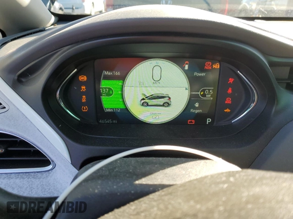 2021 Chevrolet Bolt EV LT with VIN 1G1FY6S06M4114014, listed as a Copart auction lot 47519985 with 46,545 mi miles and Non repairable. Bid and sale history available at DreamBid. Image 9.