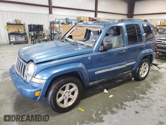 2006 Jeep Liberty Limited with VIN 1J4GL58K66W271427, listed as a Copart auction lot 54397065 with 256,738 mi miles and Salvage title. Bid and sale history available at DreamBid. Image 1.