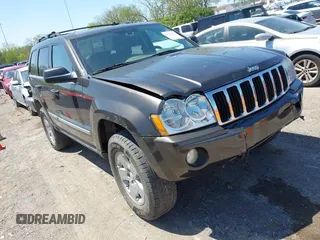 2005 Jeep Grand Cherokee Limited with VIN 1J8HR58255C575317, listed as a IAAI auction lot 42021565 with 205,257 mi miles. Bid and sale history available at carsss.com. Image 1.