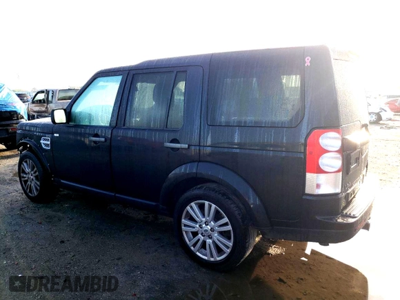 2011 Land Rover LR4 HSE with VIN SALAG2D49BA593971, listed as a Copart auction lot 50972645 with 155,471 mi miles and Salvage Title. Bid and sale history available at DreamBid. Image 2.