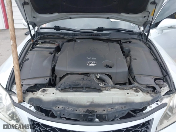 2010 Lexus IS 250 with VIN JTHBF5C25A5122132, listed as a IAAI auction lot 42045269 with 129,830 mi miles. Bid and sale history available at carsss.com. Image 10.