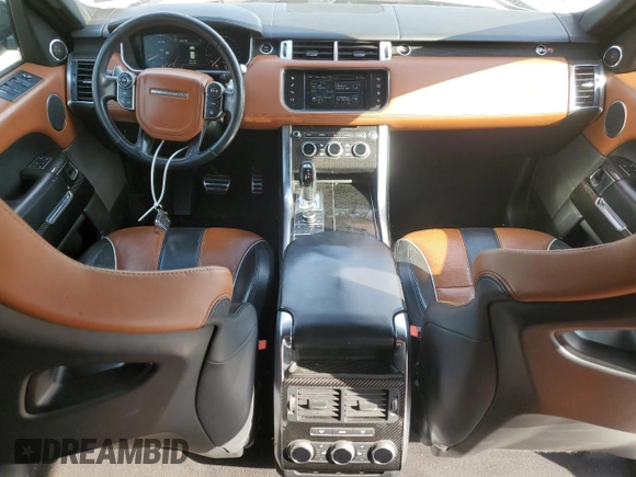 2016 Land Rover Range Rover Sport SVR z VIN SALWZ2EF9GA586204, wystawiony jako Copart lot #49633635 z przebiegiem 86 019 mil mil oraz Szkoda całkowita • Salvage title. Historia ofert i sprzedaży dostępna na DreamBid. Obrazek 8.