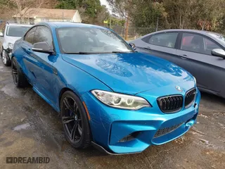 2017 BMW M2 with VIN WBS1H9C57HV886785, listed as a IAAI auction lot 41716752 with 63,388 mi miles. Bid and sale history available at carsss.com. Image 1.