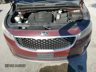 2015 Kia Sedona EX with VIN KNDMC5C16F6020916, listed as a Copart auction lot 49264995 with 133,164 mi miles and Salvage Title. Bid and sale history available at carsss.com. Image 12.