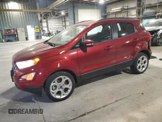 2021 Ford EcoSport SE z VIN MAJ3S2GE1MC436970, wystawiony jako Copart lot #57579945 z przebiegiem 19 018 mil mil oraz Szkoda całkowita • Salvage title. Historia ofert i sprzedaży dostępna na DreamBid. Obrazek 1.