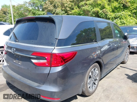 2023 Honda Odyssey EX-L z VIN 5FNRL6H67PB067555, wystawiony jako IAAI lot #42092976 z przebiegiem 14 915 mil mil oraz . Historia ofert i sprzedaży dostępna na DreamBid. Obrazek 4.