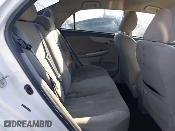 2011 Toyota Corolla L with VIN 2T1BU4EE7BC672168, listed as a IAAI auction lot 41735610 with 168,274 mi miles. Bid and sale history available at carsss.com. Image 8.
