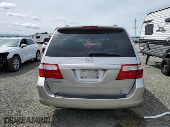 2007 Honda Odyssey EX-L with VIN 5FNRL38797B417341, listed as a Copart auction lot 51848675 with 193,017 mi miles and Salvage Title. Bid and sale history available at carsss.com. Image 6.
