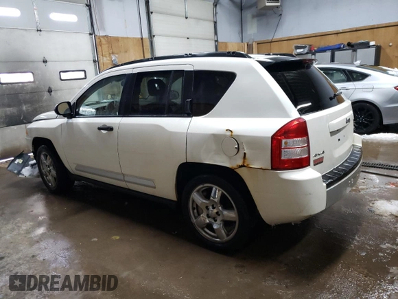 2007 Jeep Compass Limited with VIN 1J8FF57W67D185358, listed as a Copart auction lot 43978035 with 160,314 mi miles and Clean Title. Bid and sale history available at carsss.com. Image 2.