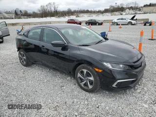 2020 Honda Civic Sedan LX with VIN 2HGFC2F64LH504206, listed as a Copart auction lot 51340525 with 67,454 mi miles and Salvage Title. Bid and sale history available at carsss.com. Image 4.