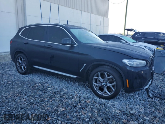 2022 BMW X3 sDrive30i with VIN WBX47DP03NN141698, listed as a Copart auction lot 48747865 with 36,094 mi miles and Non Repairable. Bid and sale history available at DreamBid. Image 4.