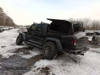 2021 Jeep Gladiator Willys with VIN 1C6HJTAG7ML595714, listed as a Copart auction lot 47096425 with 90,728 mi miles and Salvage Title. Bid and sale history available at carsss.com. Image 2.
