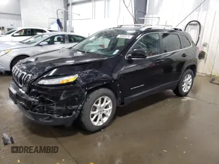 2018 Jeep Cherokee Latitude Plus with VIN 1C4PJMLX4JD546628, listed as a Copart auction lot 76888674 with 116,937 mi miles and Salvage Title. Bid and sale history available at DreamBid. Image 1.