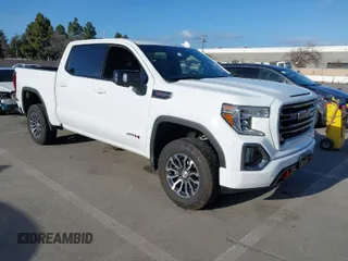 2021 GMC Sierra 1500 AT4 with VIN 1GTP9EEL9MZ247944, listed as a IAAI auction lot 41592080 with 27,642 mi miles. Bid and sale history available at carsss.com. Image 1.