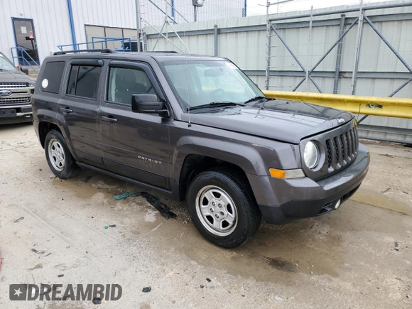 2016 Jeep Patriot Sport with VIN 1C4NJPBB5GD755433, listed as a Copart auction lot 49099085 with 108,179 mi miles and Salvage title. Bid and sale history available at DreamBid. Image 4.