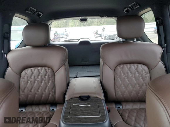 2024 Nissan Armada Platinum with VIN JN8AY2DB4R9851395, listed as a Copart auction lot 43331925 with 7,684 mi miles and Salvage Title. Bid and sale history available at carsss.com. Image 10.