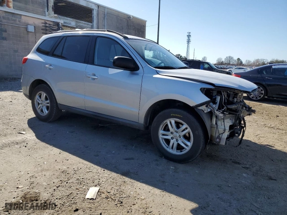 2010 Hyundai Santa Fe GLS with VIN 5NMSG3AB9AH400386, listed as a Copart auction lot 48658275 with 175,208 mi miles and Salvage Title. Bid and sale history available at carsss.com. Image 4.