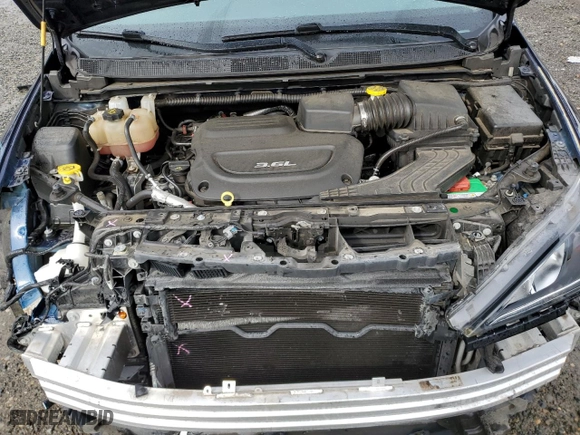 2017 Chrysler Pacifica Touring-L with VIN 2C4RC1BG9HR687995, listed as a Copart auction lot 52012815 with 64,609 mi miles and Salvage Title. Bid and sale history available at carsss.com. Image 12.