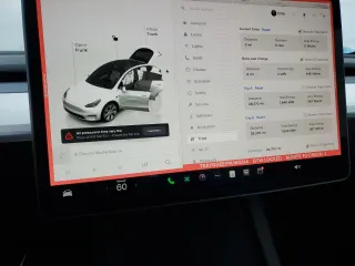 2023 Tesla Model Y Long Range with VIN 7SAYGDEE1PA160314, listed as a Copart auction lot 45048845 with 29,370 mi miles and Salvage Title. Bid and sale history available at DreamBid. Image 9.