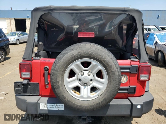 2012 Jeep Wrangler Sport z VIN 1C4AJWAG6CL216888, wystawiony jako Copart lot #65686715 z przebiegiem 72 404 mil mil oraz Czysty tytuł • Clean title. Historia ofert i sprzedaży dostępna na DreamBid. Obrazek 6.