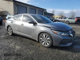 2021 Nissan Sentra SV with VIN 3N1AB8CV0MY312743, listed as a Copart auction lot 44067945 with 60,432 mi miles and Salvage Title. Bid and sale history available at DreamBid. Image 4.
