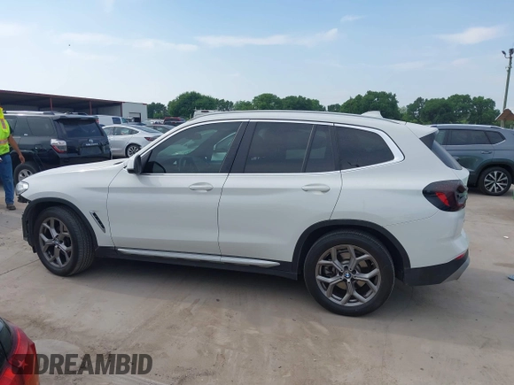 2023 BMW X3 sDrive30i with VIN 5UX43DP07P9P65068, listed as a IAAI auction lot 41935656 with 23,919 mi miles and . Bid and sale history available at DreamBid. Image 15.