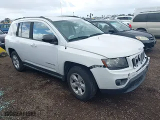 2016 Jeep Compass Sport with VIN 1C4NJCBA2GD603528, listed as a IAAI auction lot 41583306 with 81,565 mi miles. Bid and sale history available at carsss.com. Image 1.