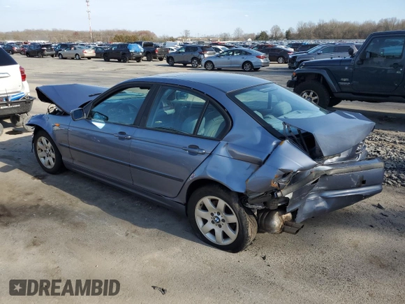 2002 BMW 3 Series 325i with VIN WBAET37472NG79424, listed as a Copart auction lot 54676224 with 0 mi miles and Salvage Title. Bid and sale history available at carsss.com. Image 2.